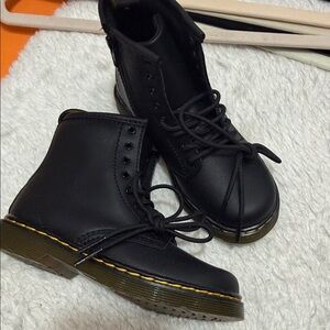 Dr. Martens Kids Black Boots